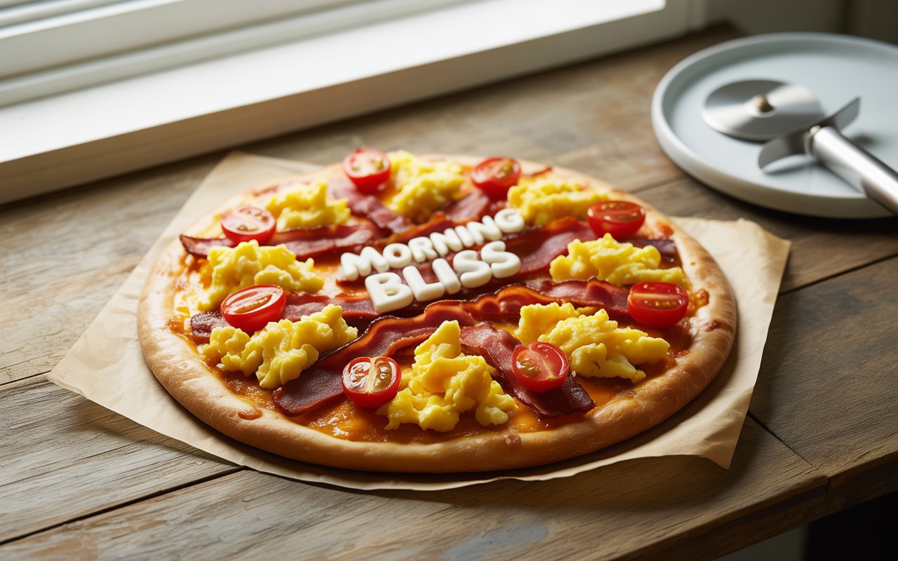 Irresistible Breakfast Pizza Recipe – Crispy Crust, Eggs, Cheese & Savory Mornings