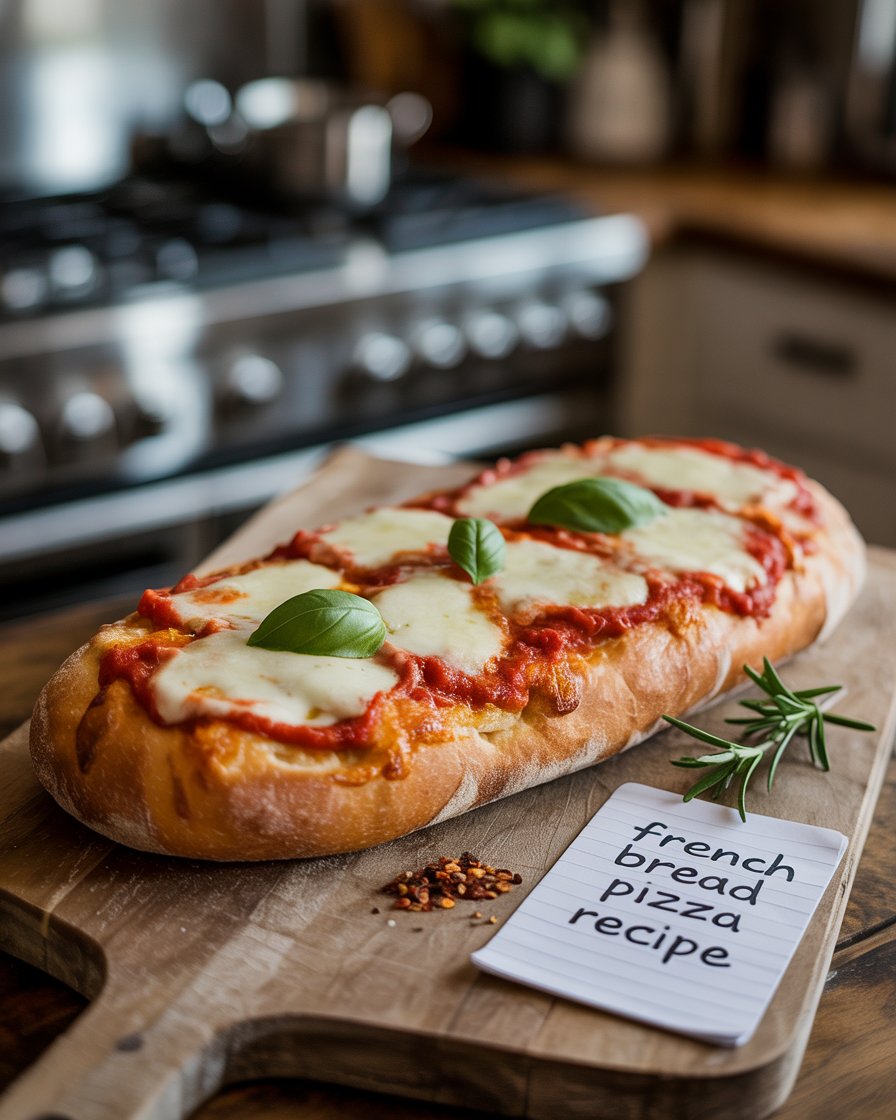 French Bread Pizza Recipe | Crispy, Cheesy, 20-Minute Pizza Bread