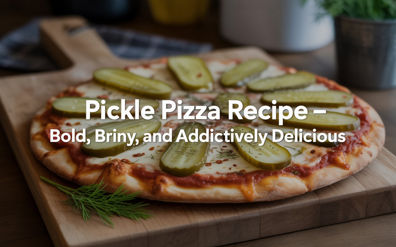 Pickle Pizza Recipe – Bold, Briny, and Addictively Delicious Pickle Pizza Recipe – Bold, Briny, and Addictively Delicious