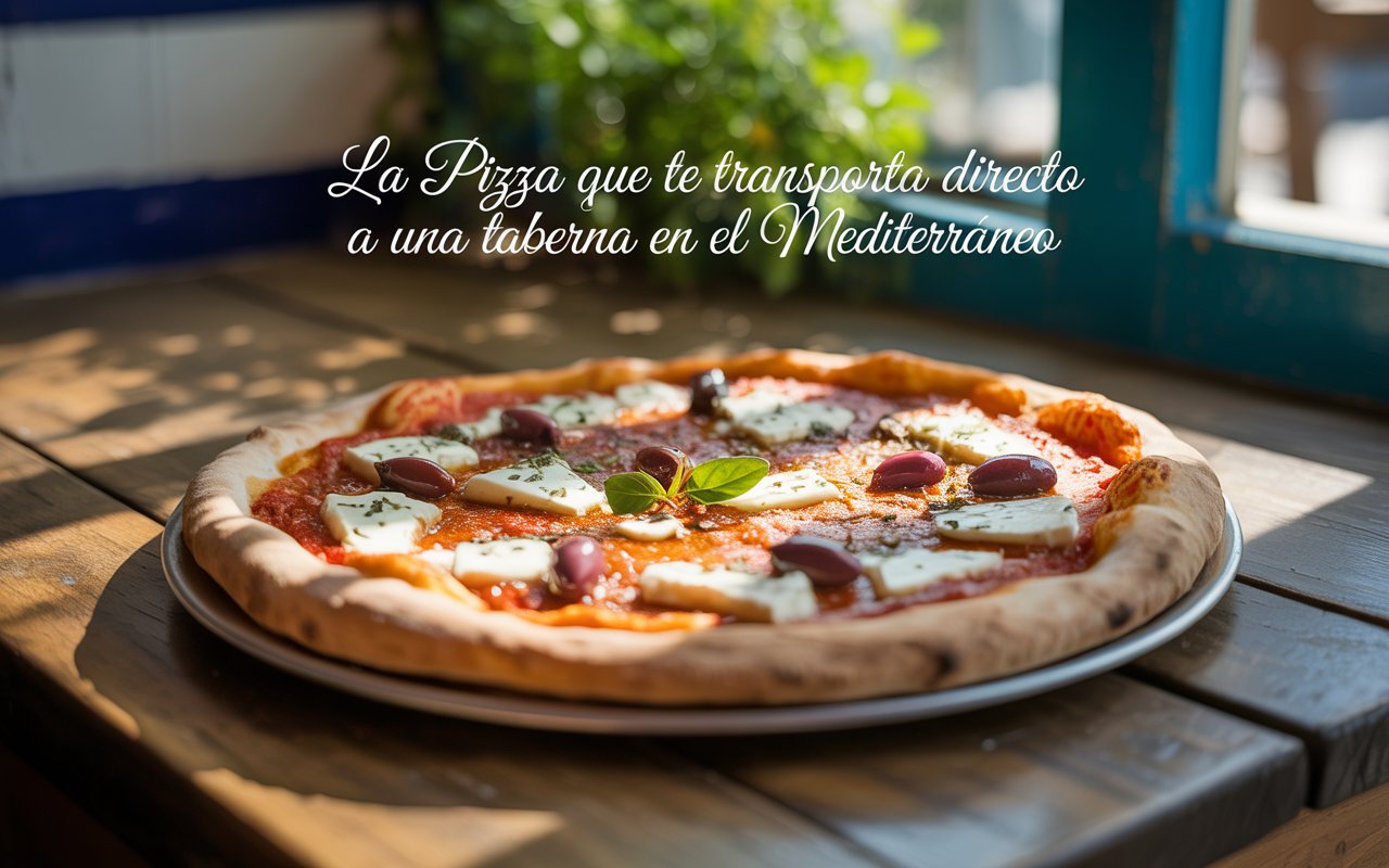 Greek Pizza Recipe: la pizza que te transporta directo a una taberna en el Mediterráneo 🇬🇷🍕 Greek Pizza Recipe: la pizza que te transporta directo a una taberna en el Mediterráneo 🇬🇷🍕