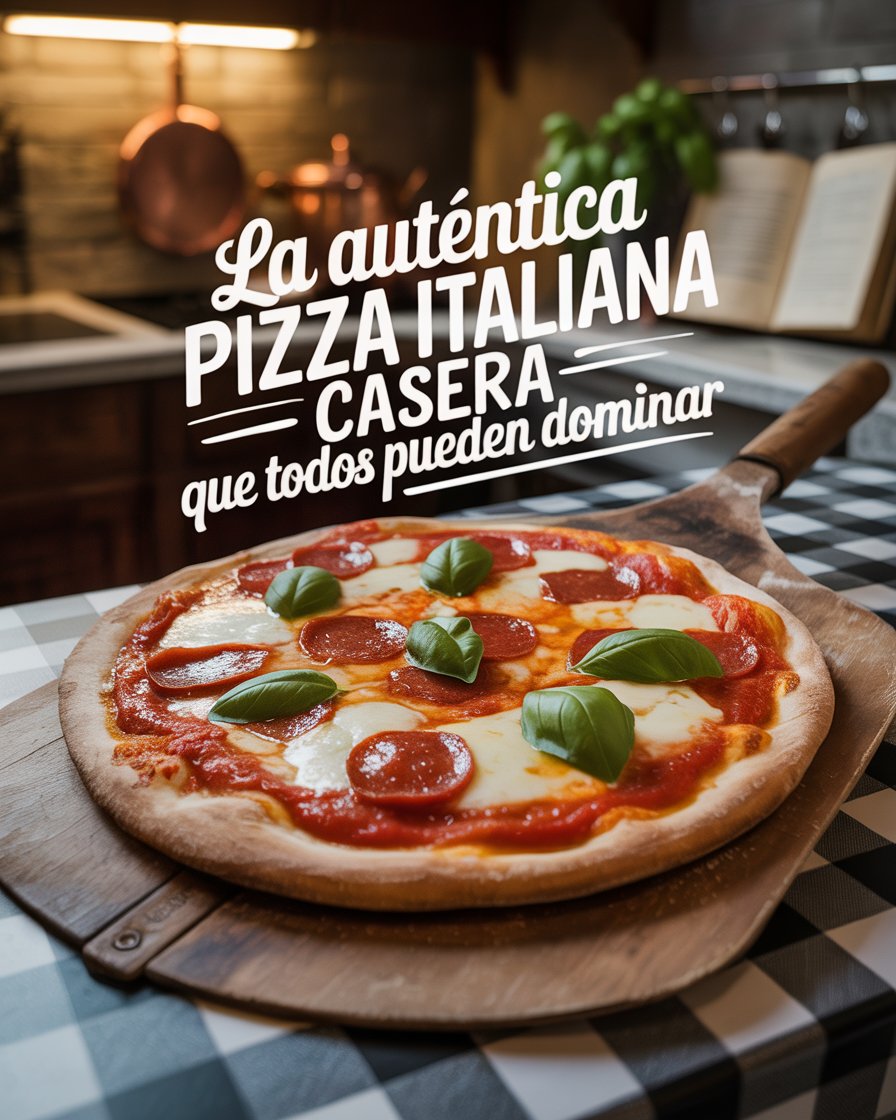 Italian Pizza Recipe 🍅🔥 | La auténtica pizza italiana casera que todos pueden dominar Italian Pizza Recipe 🍅🔥 | La auténtica pizza italiana casera que todos pueden dominar