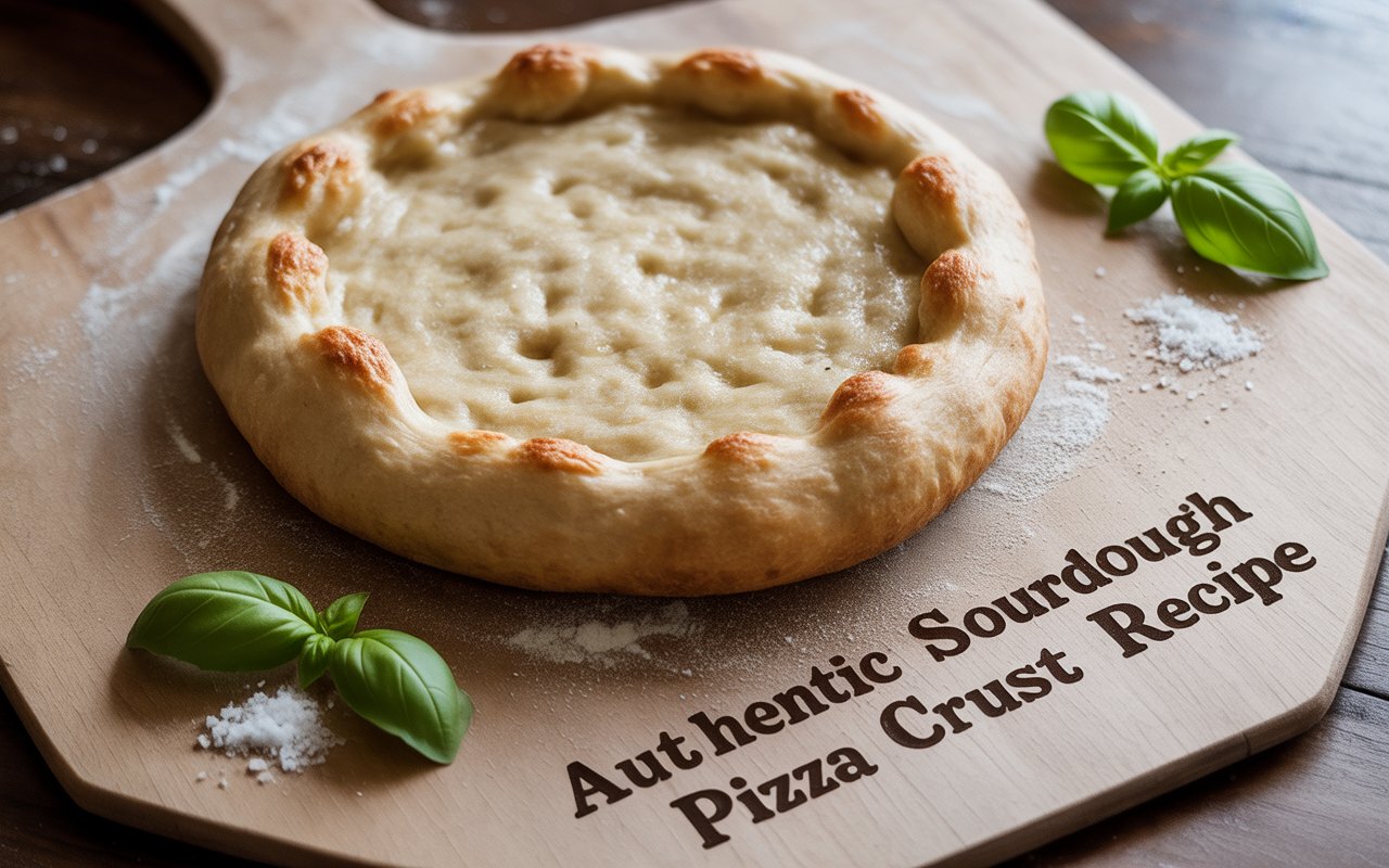 Authentic Sourdough Pizza Crust Recipe | Crispy, Chewy, Naturally Leavened Dough