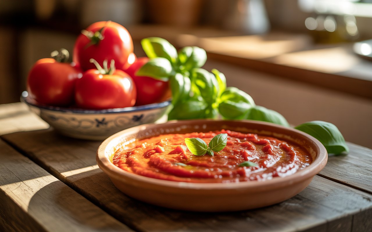 Pizza Sauce Recipe with Fresh Tomatoes 🍅 | Authentic Italian Flavor from Scratch