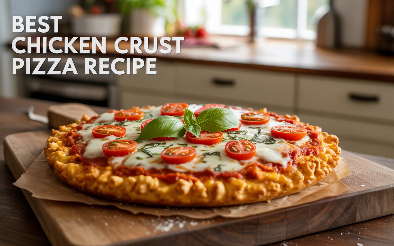 Best Chicken Crust Pizza Recipe – No Dough, All Flavor, 100% Foodgasm!