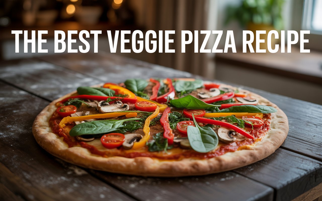 Authentic Veggie Pizza Recipe – Homemade Italian Flavor with Fresh Vegetables