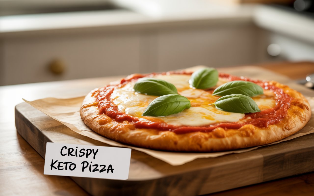 Crispy Keto Pizza Crust Recipe That Actually Tastes Amazing – No Guilt, All Flavor