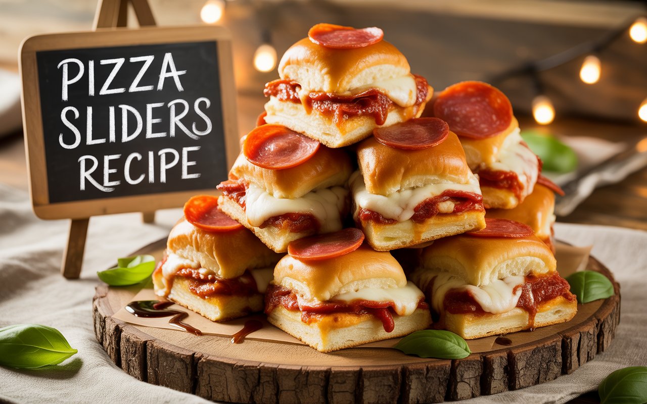 Pizza Sliders Recipe – Cheesy, Easy, and Irresistible for Parties Pizza Sliders Recipe – Cheesy, Easy, and Irresistible for Parties