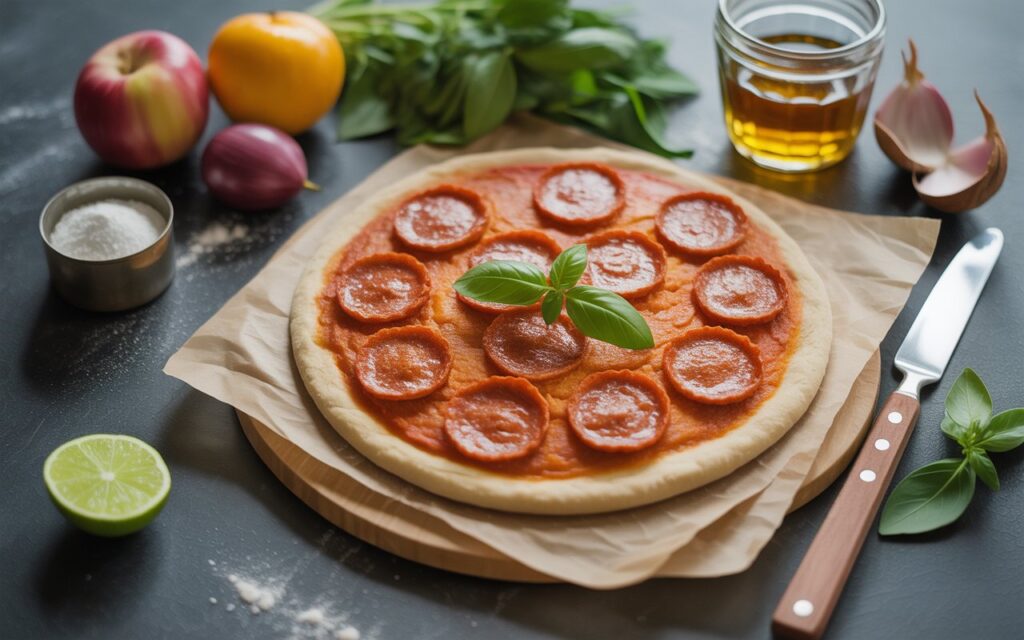 Almond Flour Pizza Base Recipe (Crispy, Cheesy & Gluten-Free Perfection!)