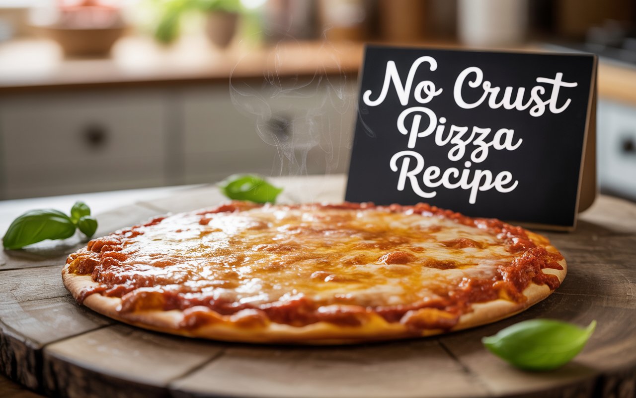 No Crust Pizza Recipe – Crispy, Cheesy, Low-Carb Pizza Perfection No Crust Pizza Recipe – Crispy, Cheesy, Low-Carb Pizza Perfection