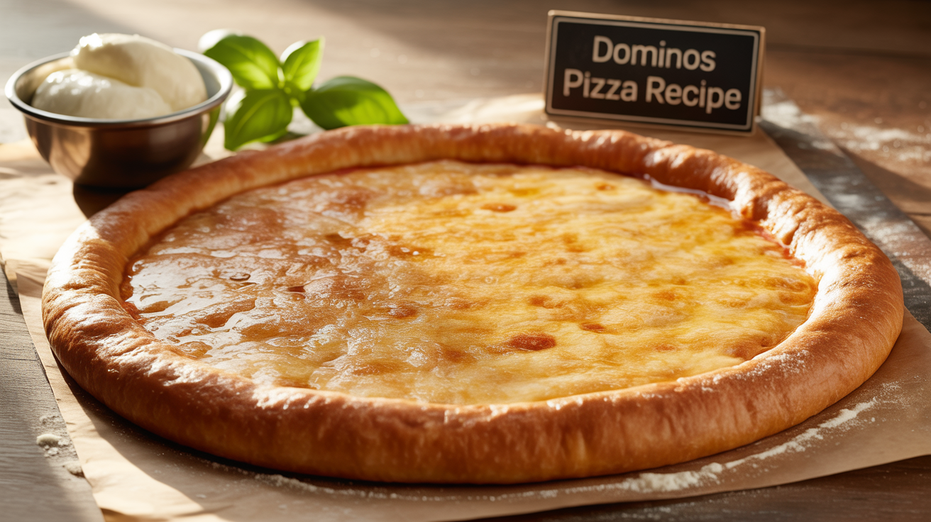 Dominos Pizza Crust Recipe | Make Perfect Fluffy & Chewy Crust at Home