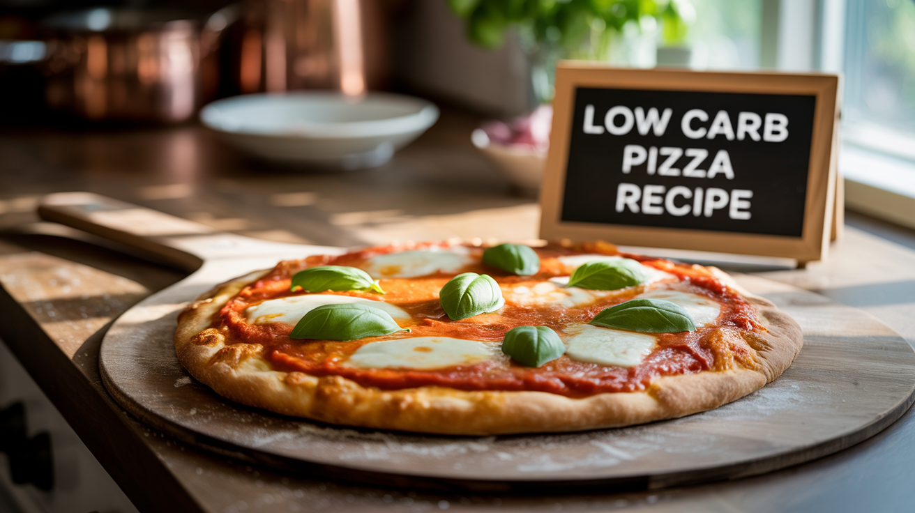 Low Carb Pizza Recipe Crust | Chewy, Crispy & Keto-Friendly