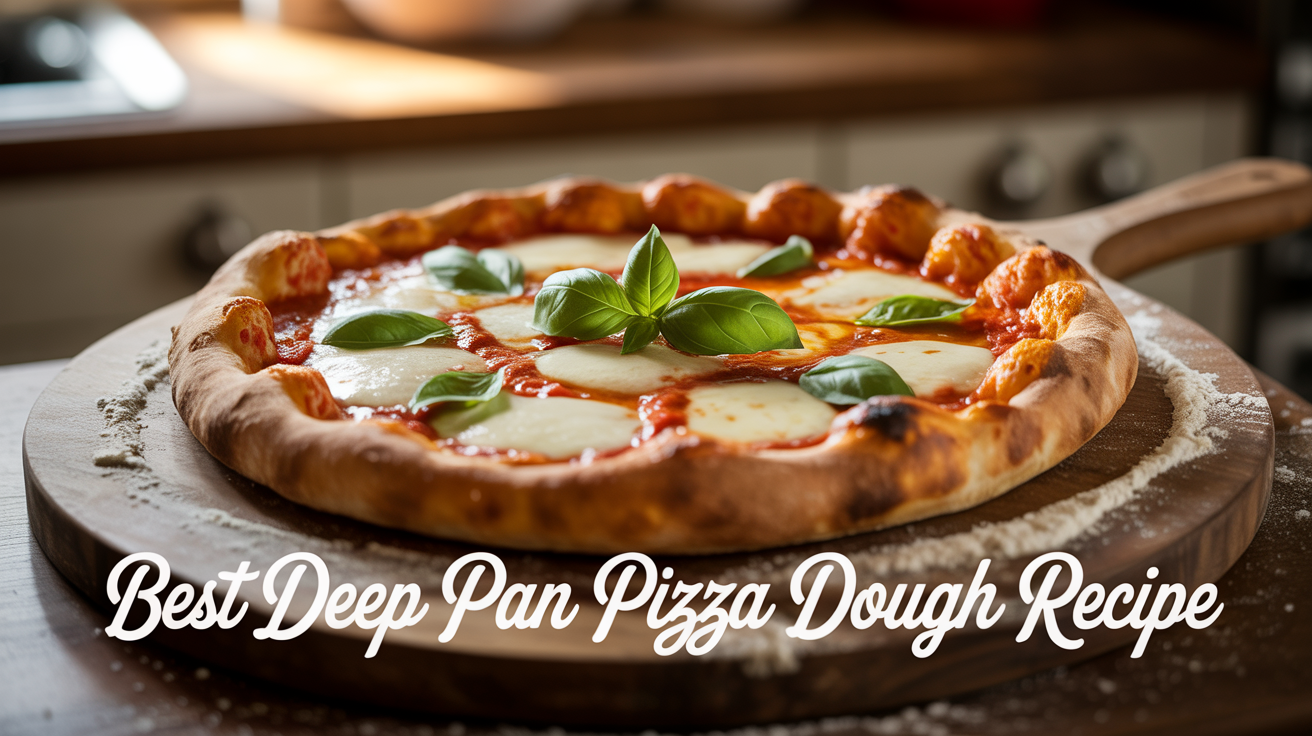 Best Deep Pan Pizza Dough Recipe | Authentic Homemade Crust