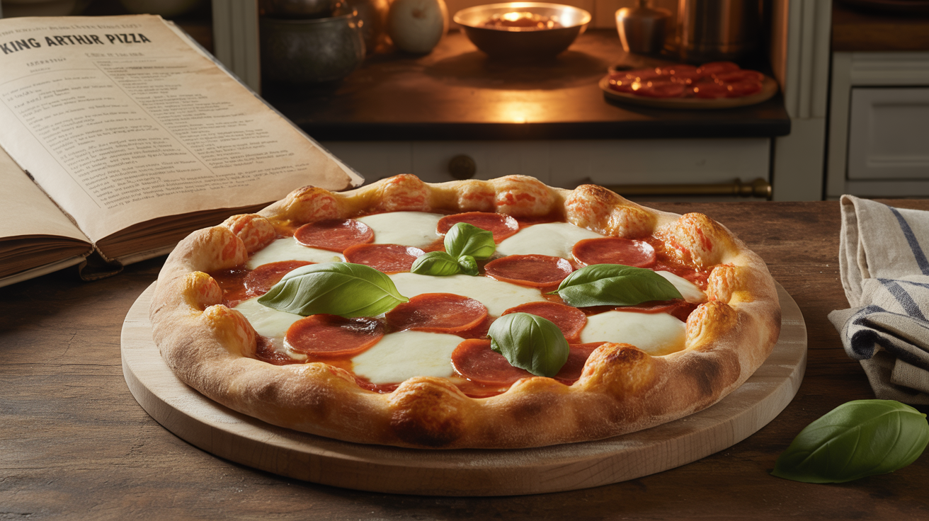 King Arthur Pizza Recipe | Authentic Homemade Crust That’s Chewy, Crisp & Flavorful