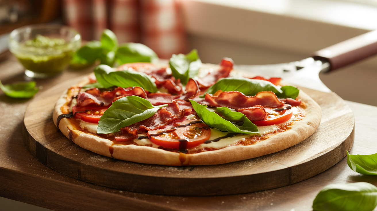 BLT Pizza Recipe – Crispy Bacon, Juicy Tomatoes & Fresh Lettuce BLT Pizza Recipe – Crispy Bacon, Juicy Tomatoes & Fresh Lettuce