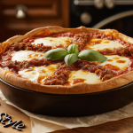 Deep Dish Pizza Recipe Cast Iron | Authentic Chicago-Style at Home