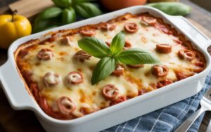 Pizza Bake Recipe – Cheesy, Easy & All the Flavor of Pizza in a Casserole