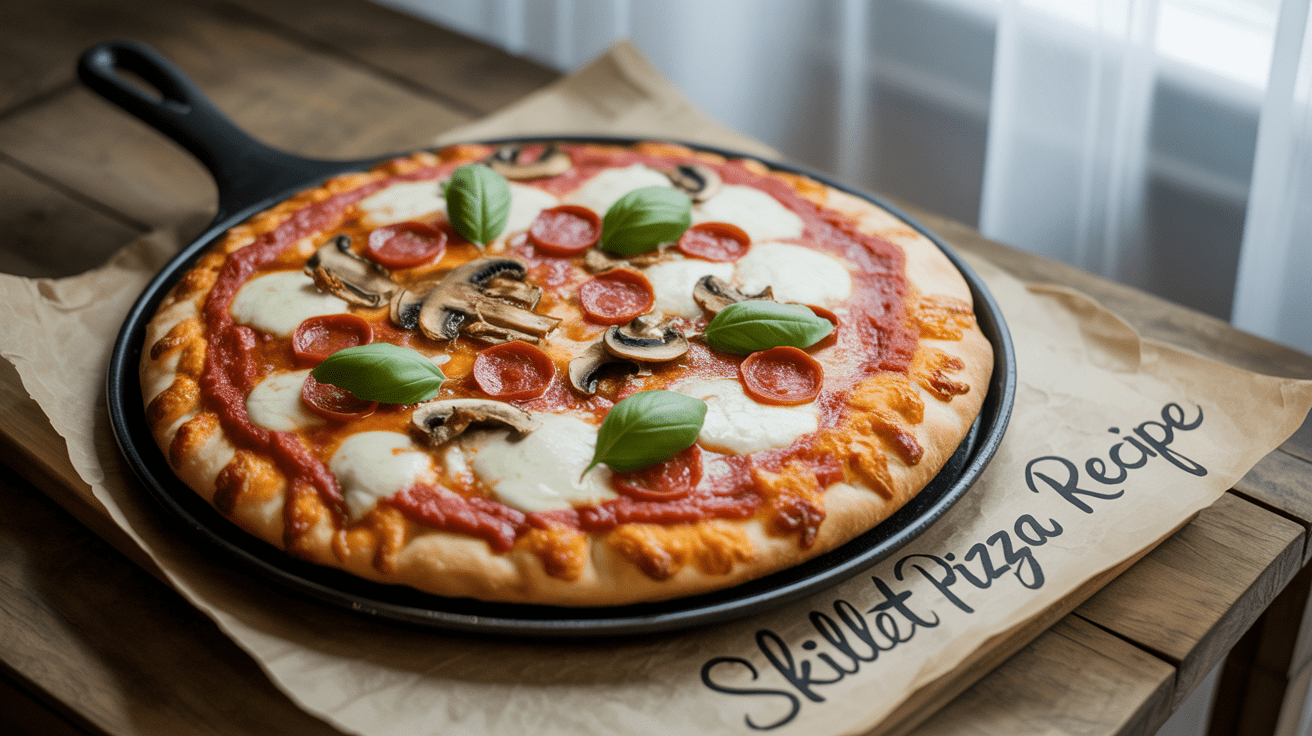 π Skillet Pizza Recipe β Crispy, Cheesy, and Irresistibly Italian
