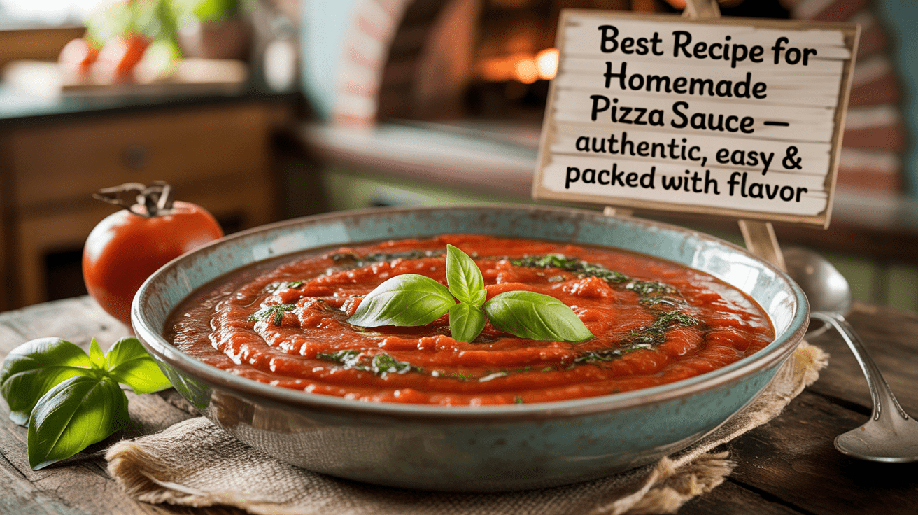 Best Recipe for Homemade Pizza Sauce – Authentic, Easy & Packed with Flavor Best Recipe for Homemade Pizza Sauce – Authentic, Easy & Packed with Flavor