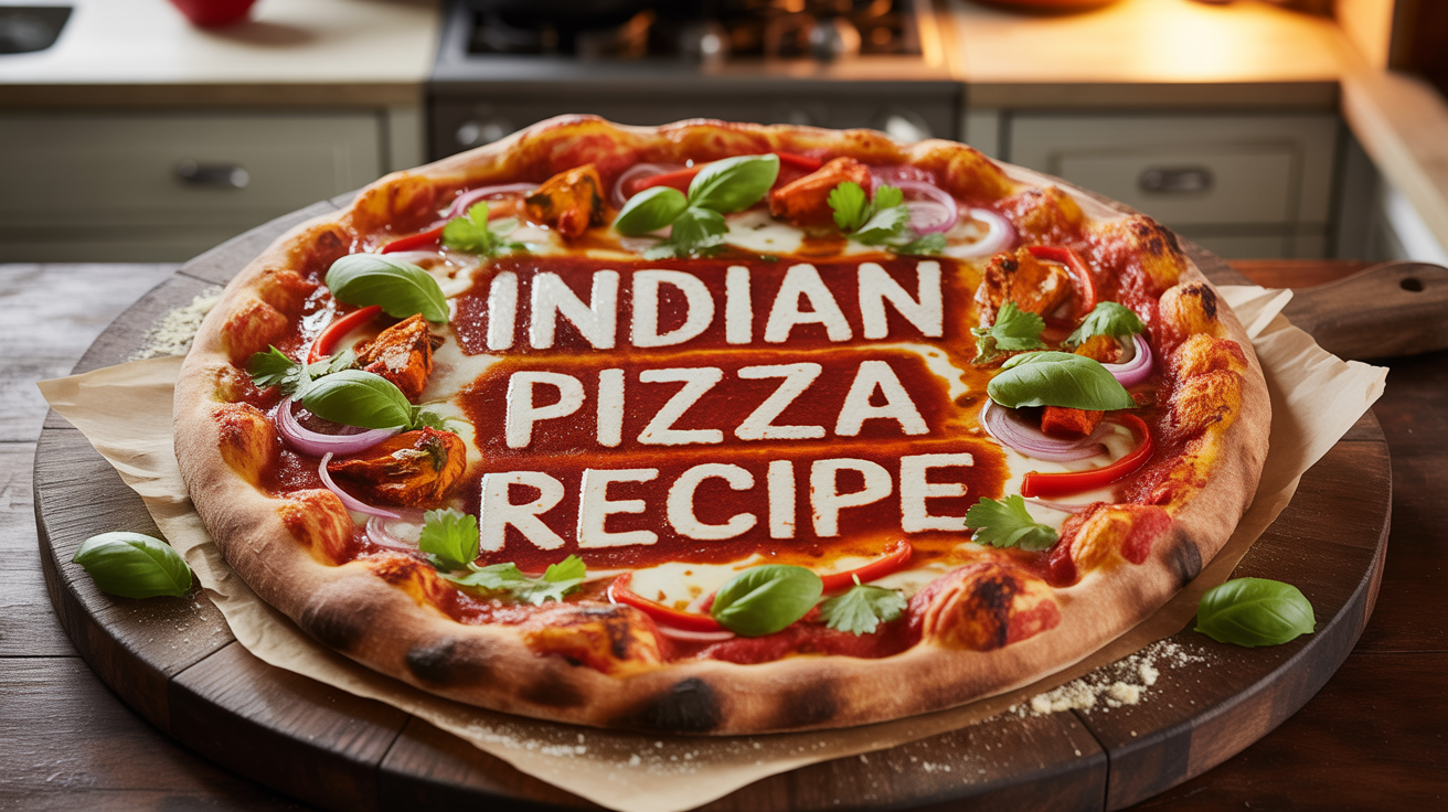 Indian Pizza Recipe | Authentic Italian Base with Bold Indian Flavors Indian Pizza Recipe | Authentic Italian Base with Bold Indian Flavors