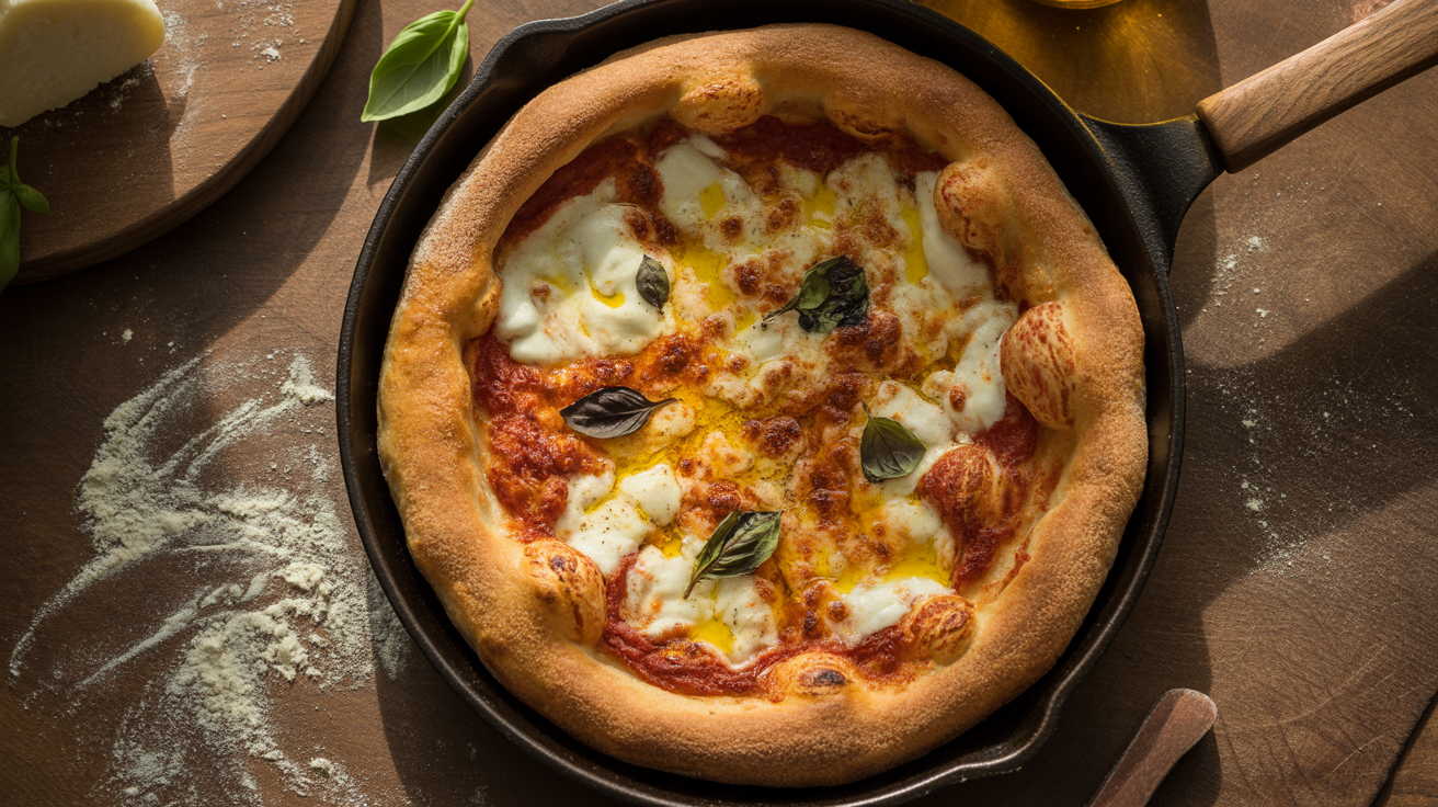 Perfect Pan Pizza Dough Recipe | Crispy, Fluffy & Easy Homemade Crust