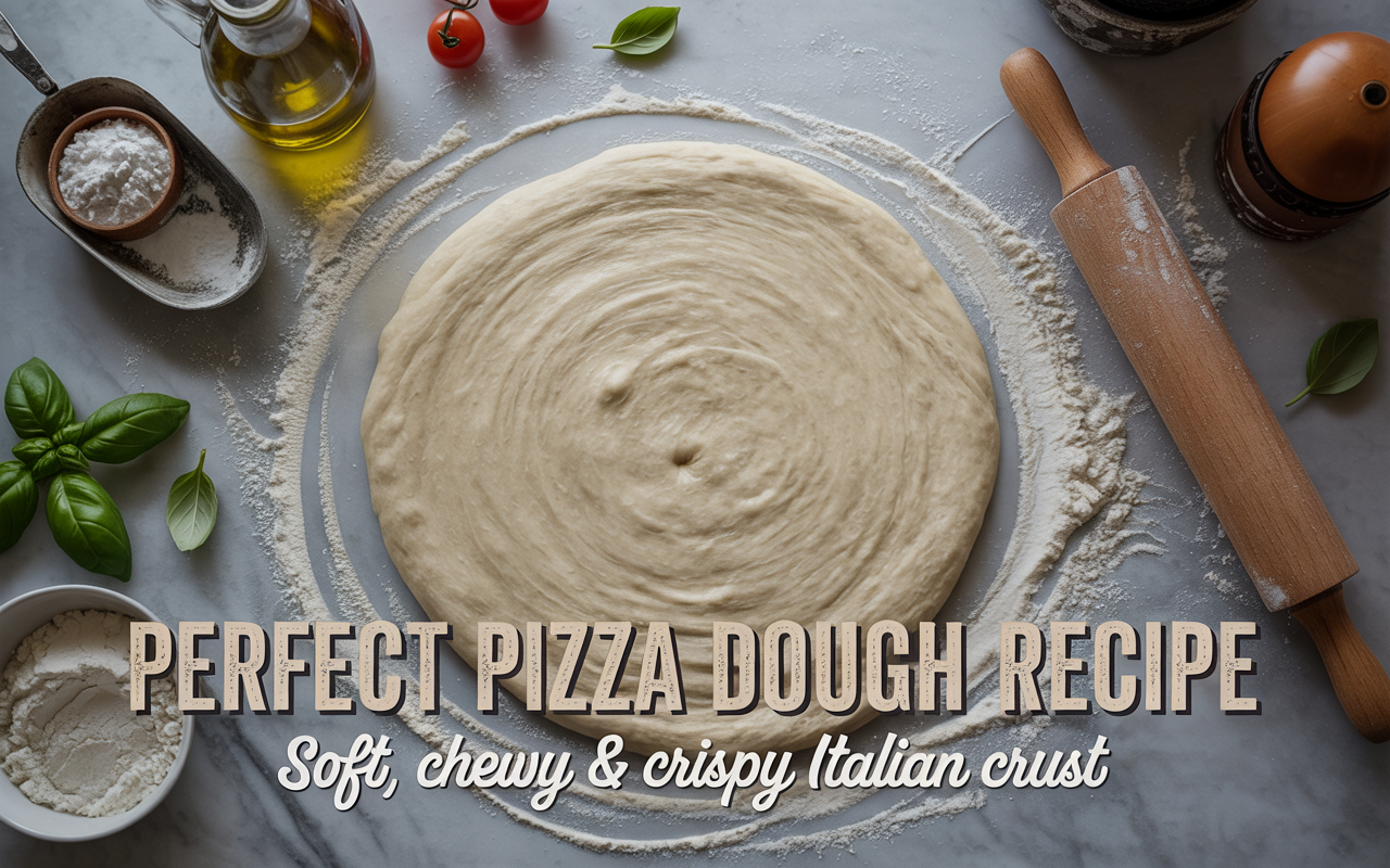 Perfect Pizza Dough Recipe with Instant Yeast | Soft, Chewy & Crispy Italian Crust