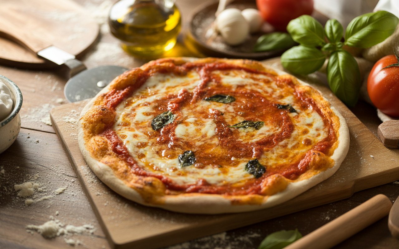 Pizza Recipe in Home | Authentic Italian Homemade Pizza Step-by-Step