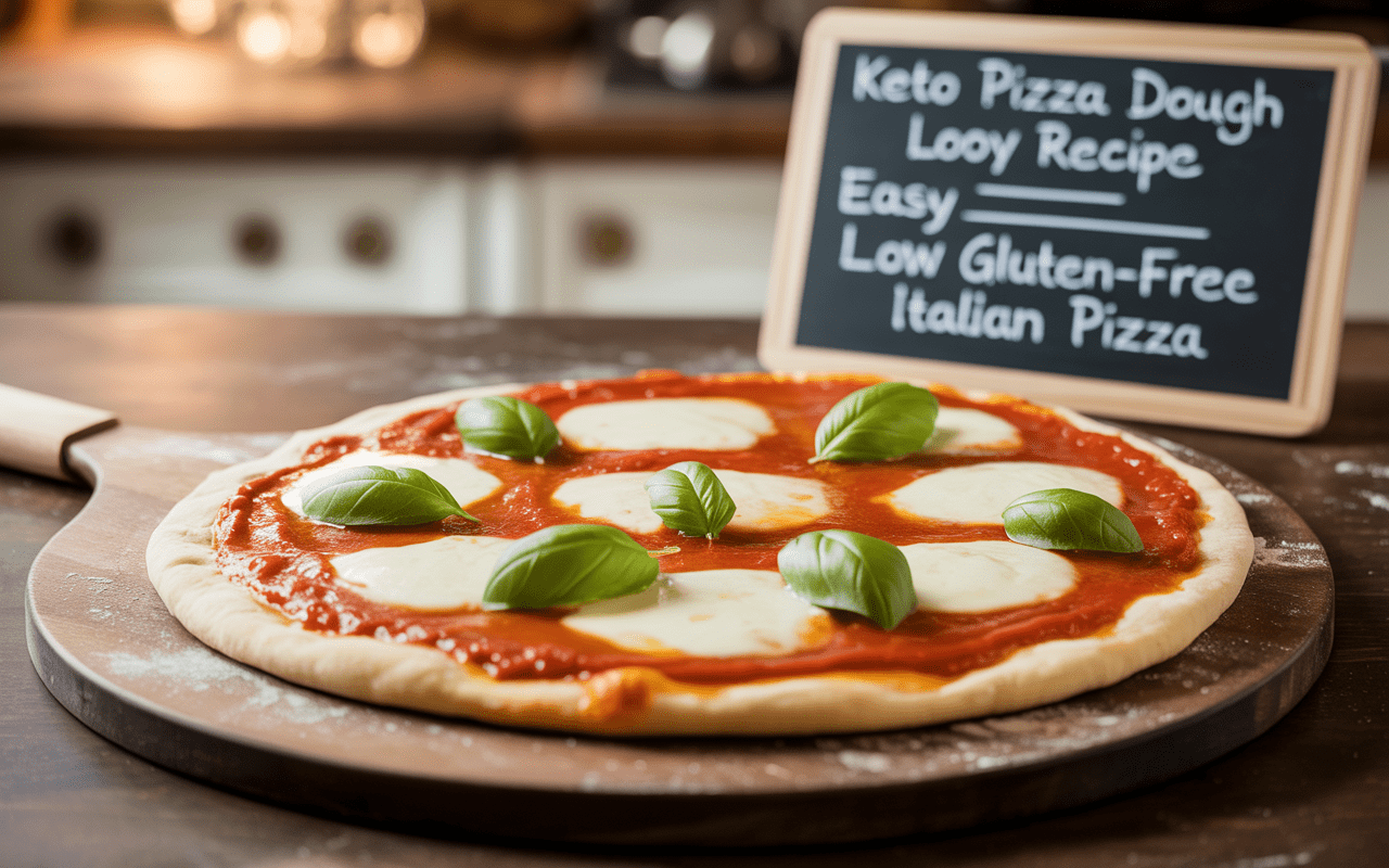 Keto Pizza Dough Recipe – Easy Low Carb, Gluten-Free Italian Pizza