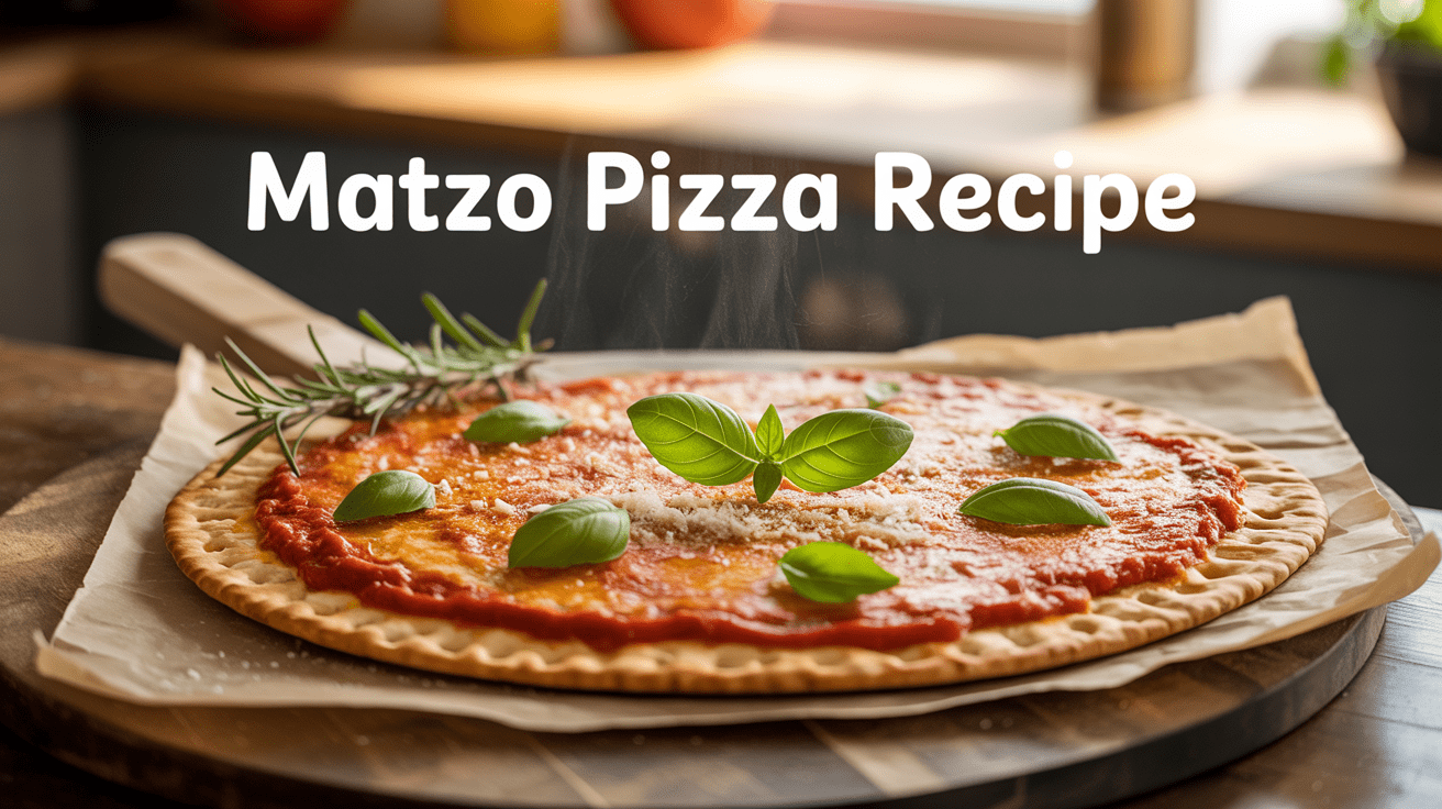 Matzo Pizza Recipe | Crispy, Cheesy & Perfect for Passover