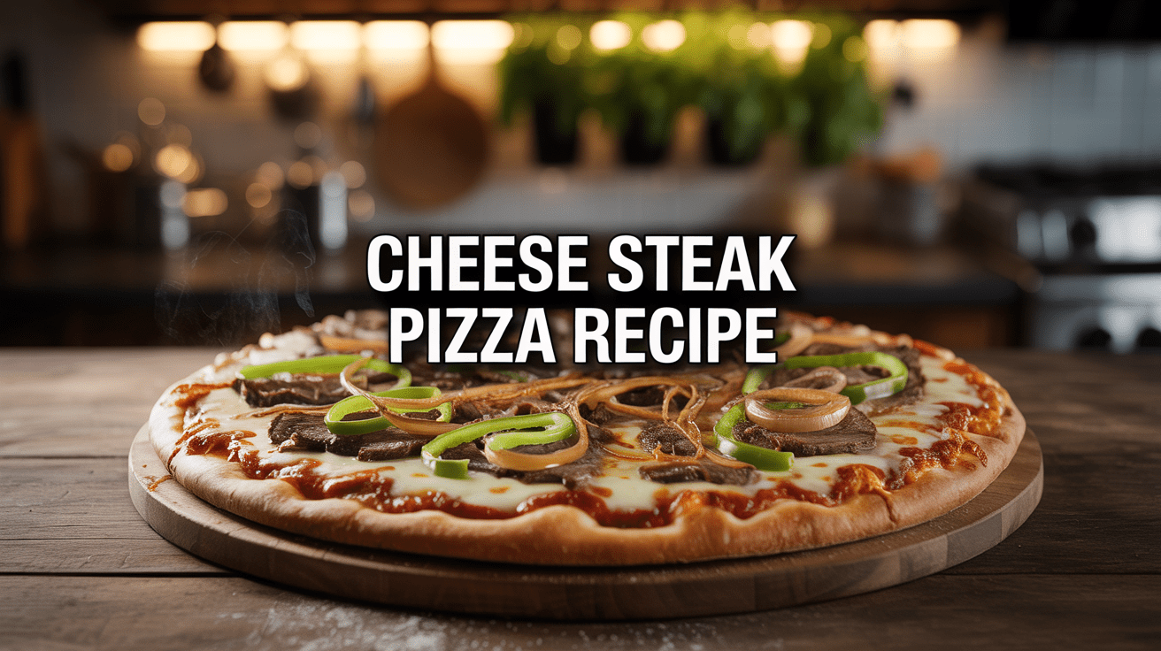 Cheese Steak Pizza Recipe | How to Make the Ultimate Philly-Style Pizza at Home