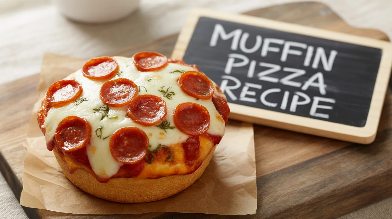 Muffin Pizza Recipe | Cheesy, Bite-Sized Italian Delights