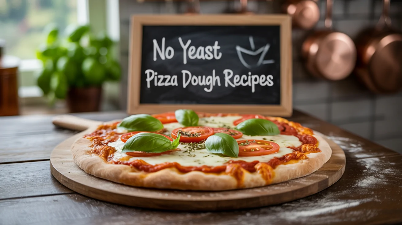 No Yeast Pizza Dough Recipes | Quick & Easy Homemade Pizza
