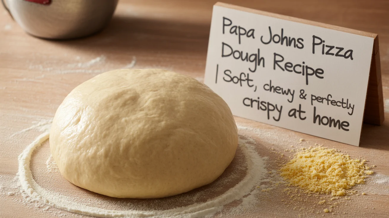 Papa Johns Pizza Dough Recipe | Soft, Chewy & Crispy at Home