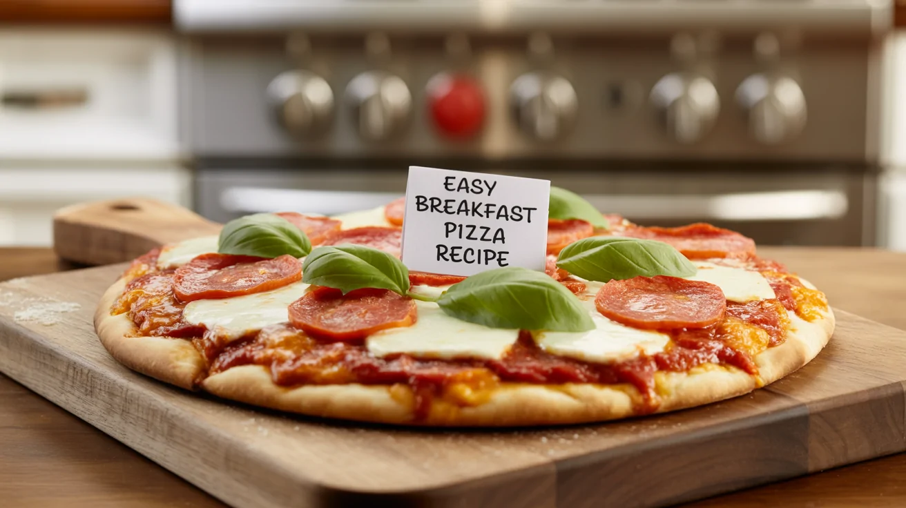 Easy Breakfast Pizza Recipe – Start Your Day with Crispy, Cheesy Italian Goodness