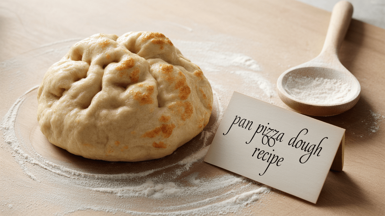 Pan Pizza Dough Recipe – Soft, Crispy & Foolproof Italian-Style Dough