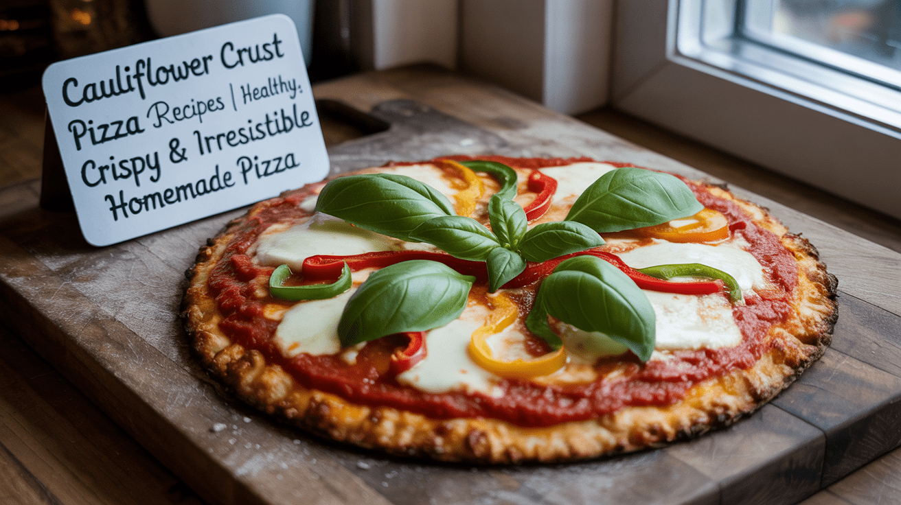Cauliflower Crust Pizza Recipes | Healthy, Crispy & Irresistible Homemade Pizza