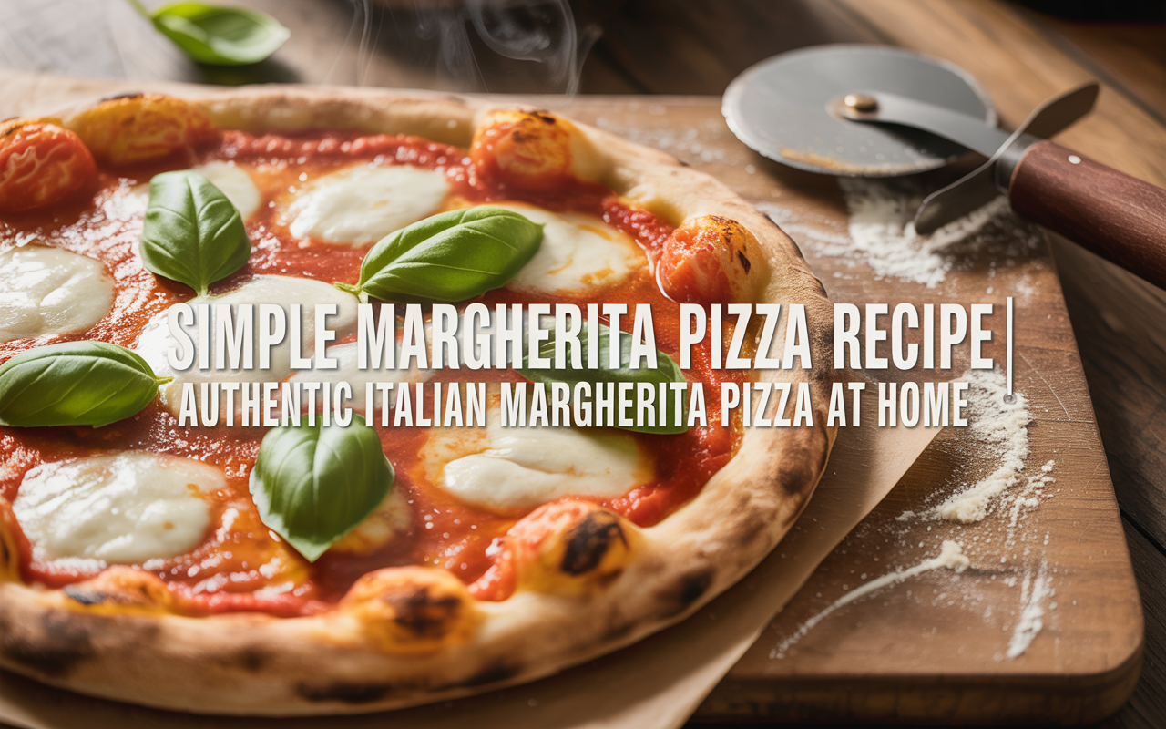 Simple Margherita Pizza Recipe | Authentic Italian Margherita Pizza at Home