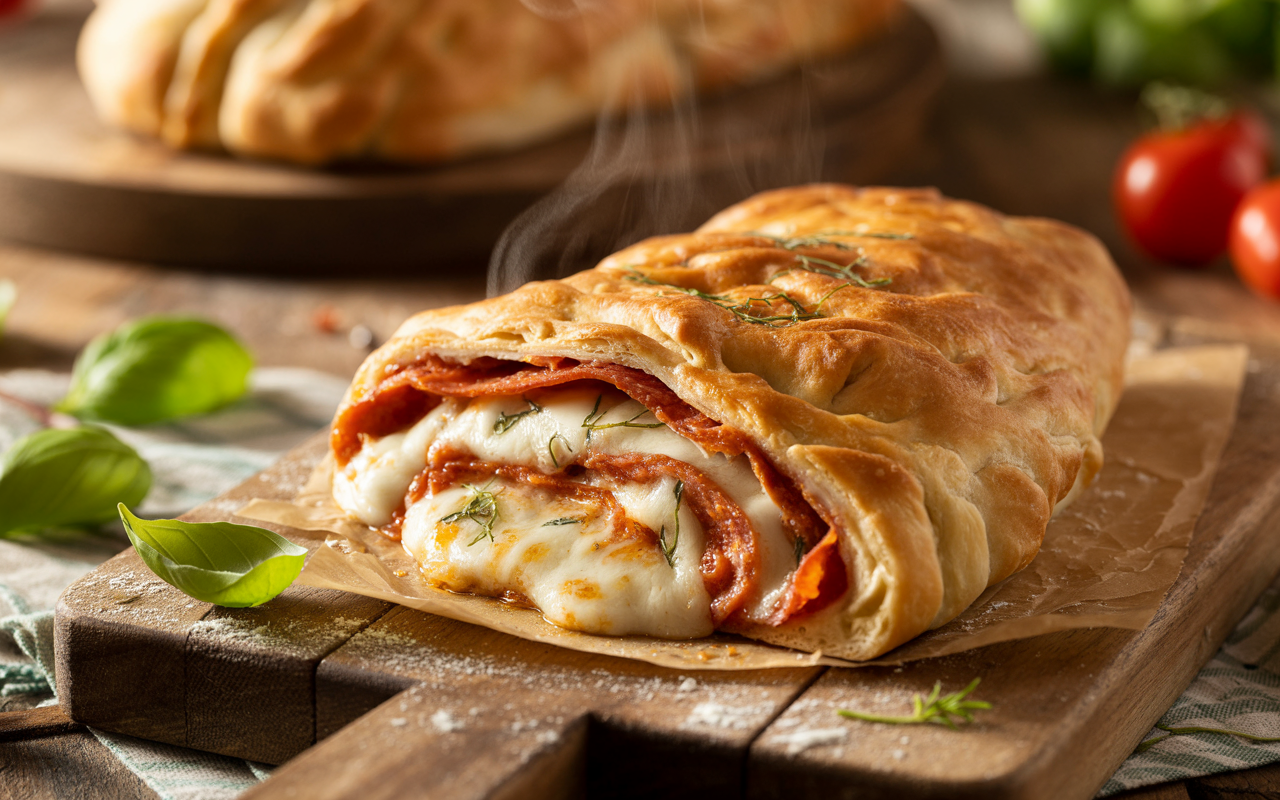 Easy Stromboli Recipe with Pillsbury Pizza Dough | Cheesy Italian Classic Made Simple
