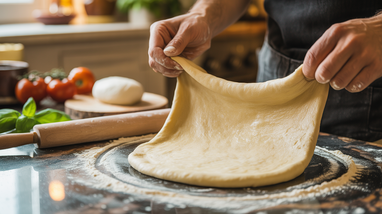 Pizza Dough Recipe – Authentic Italian Homemade Dough for Perfect Crispy, Chewy Pizza