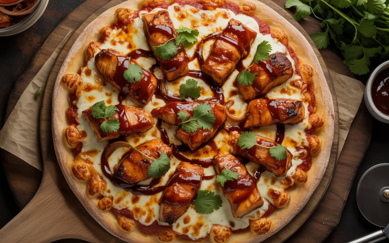 BBQ Chicken Pizza – The Ultimate Homemade Recipe with Smoky Sauce, Juicy Chicken & Melty Cheese