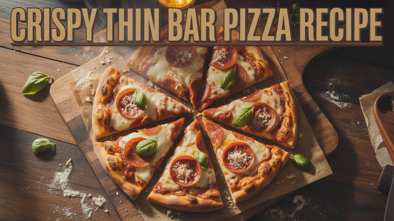 Crispy Thin Bar Pizza Recipe How to Make Authentic NY NJ Tavern Style Pizza at Home