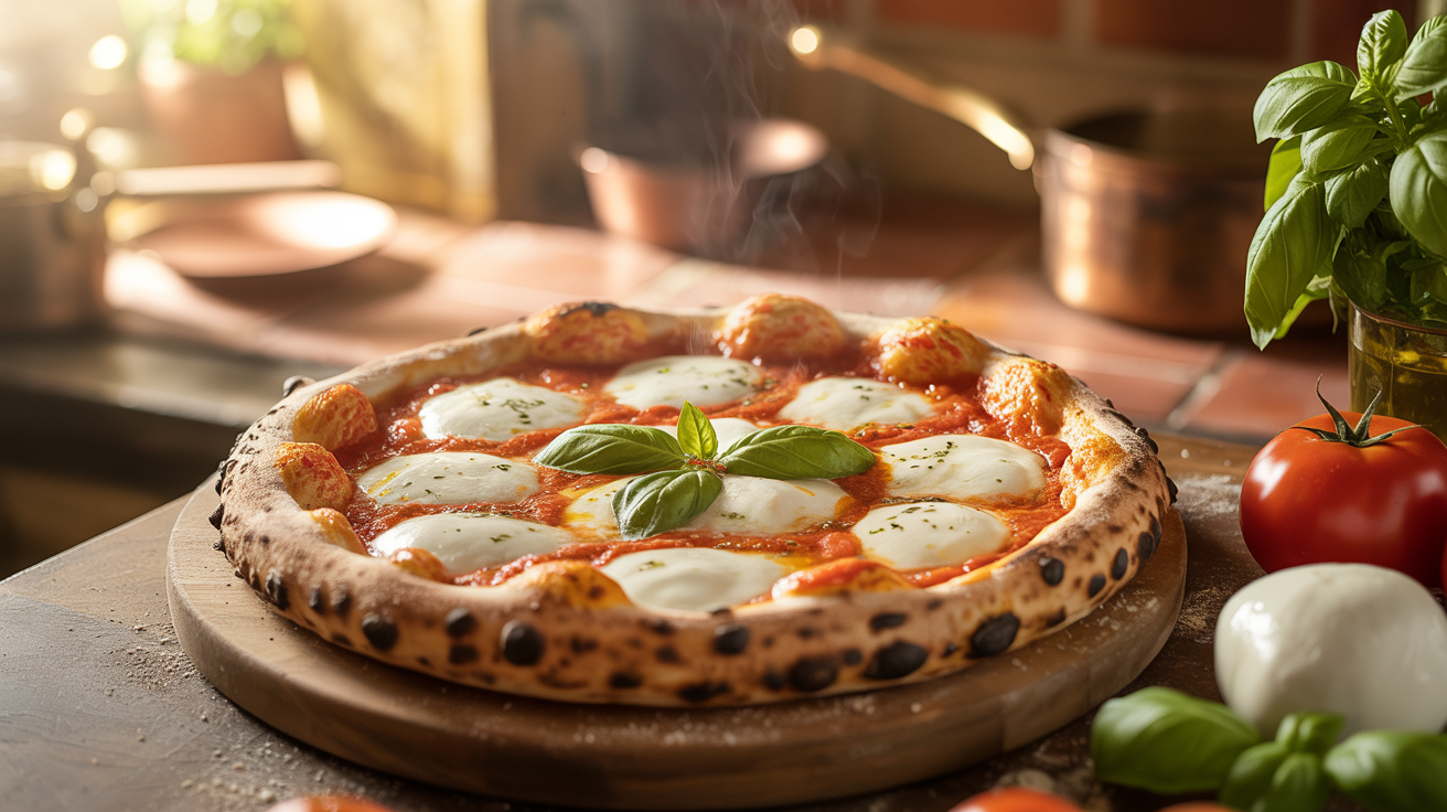 Authentic Margherita Pizza Recipe – True Italian Flavor at Home