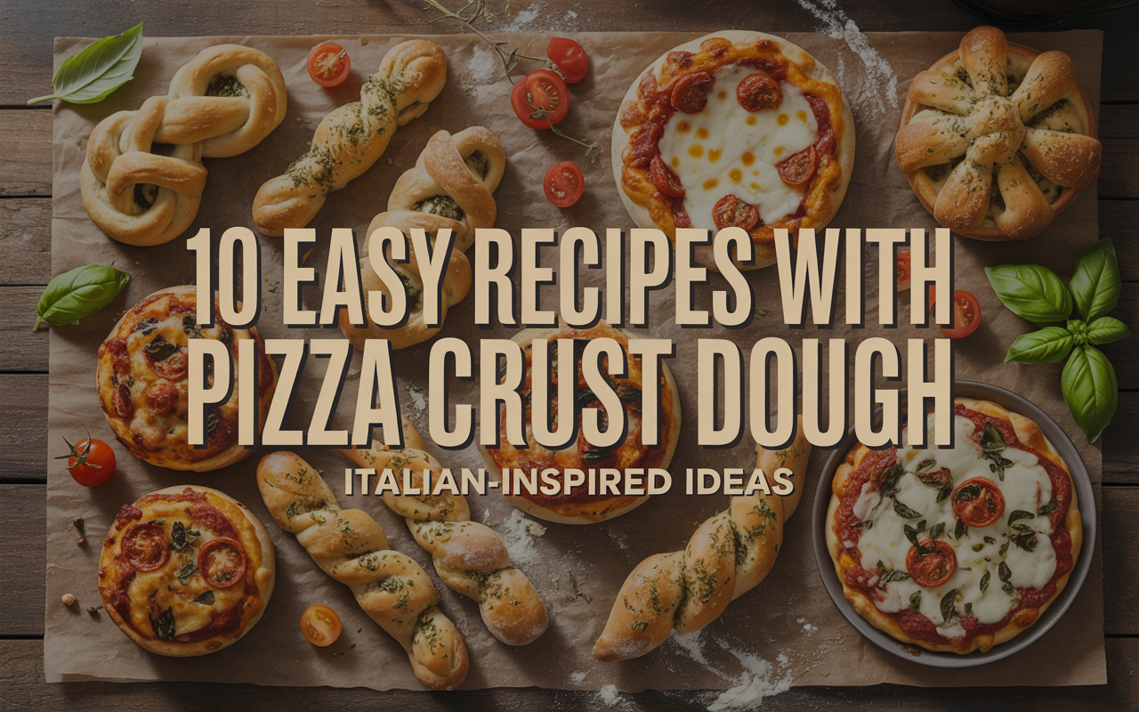 10 Easy Recipes with Pizza Crust Dough | Italian-Inspired Ideas