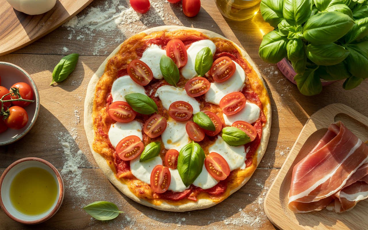 Fresh Summer Pizza Recipe | Light, Crispy & Full of Italian Flavor