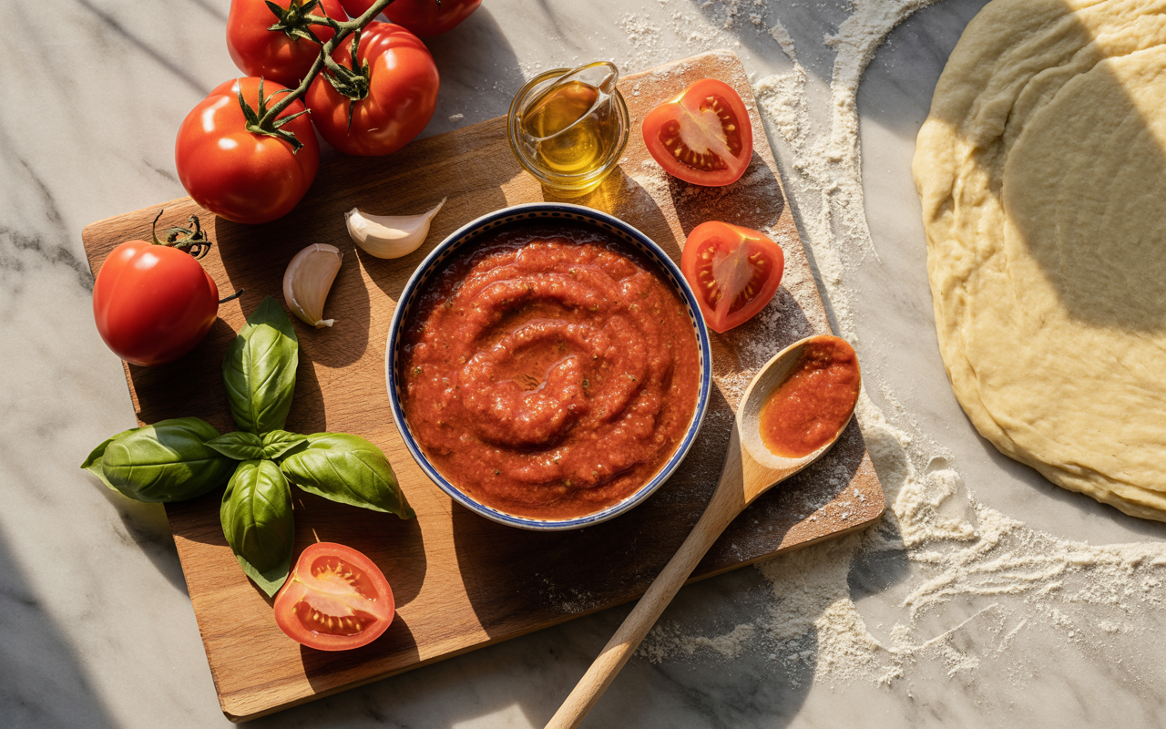 Authentic San Marzano Tomato Pizza Sauce Recipe | Italian Style