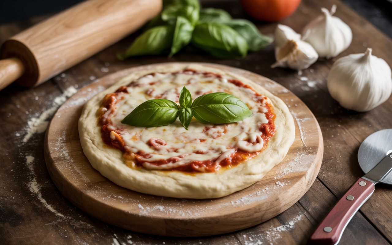 Small Pizza Dough Recipe | Easy Homemade Pizza Dough for One or Two